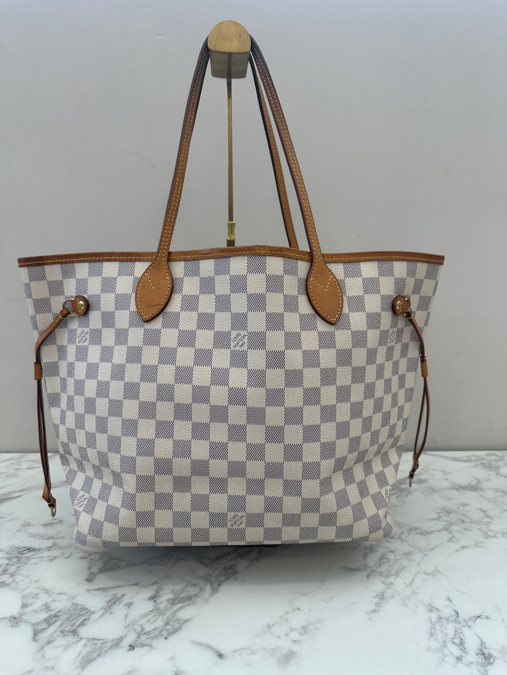 Louis Vuitton Neverfull Azur MM + Pochette