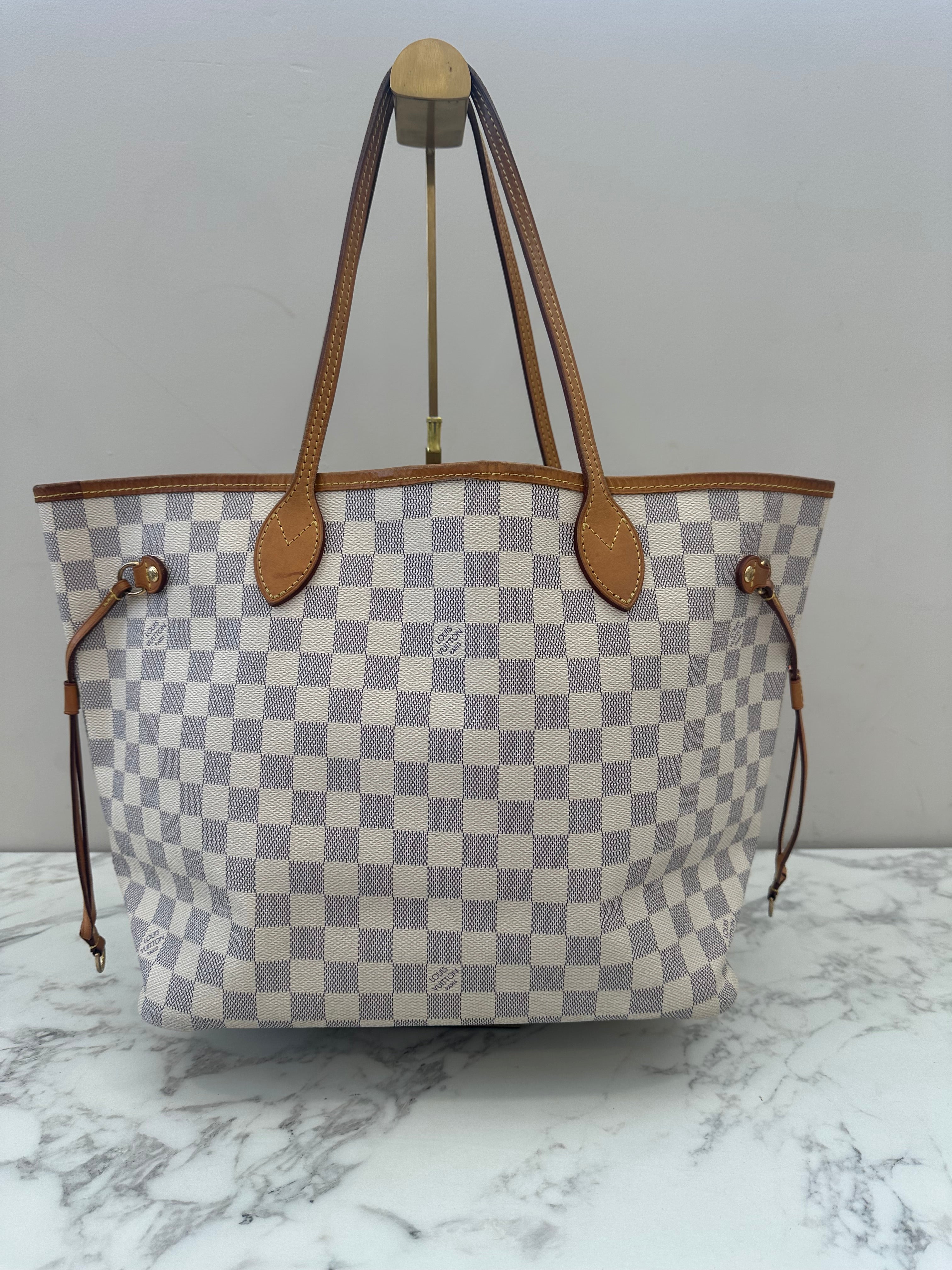 Louis Vuitton Neverfull Azur MM + Pochette