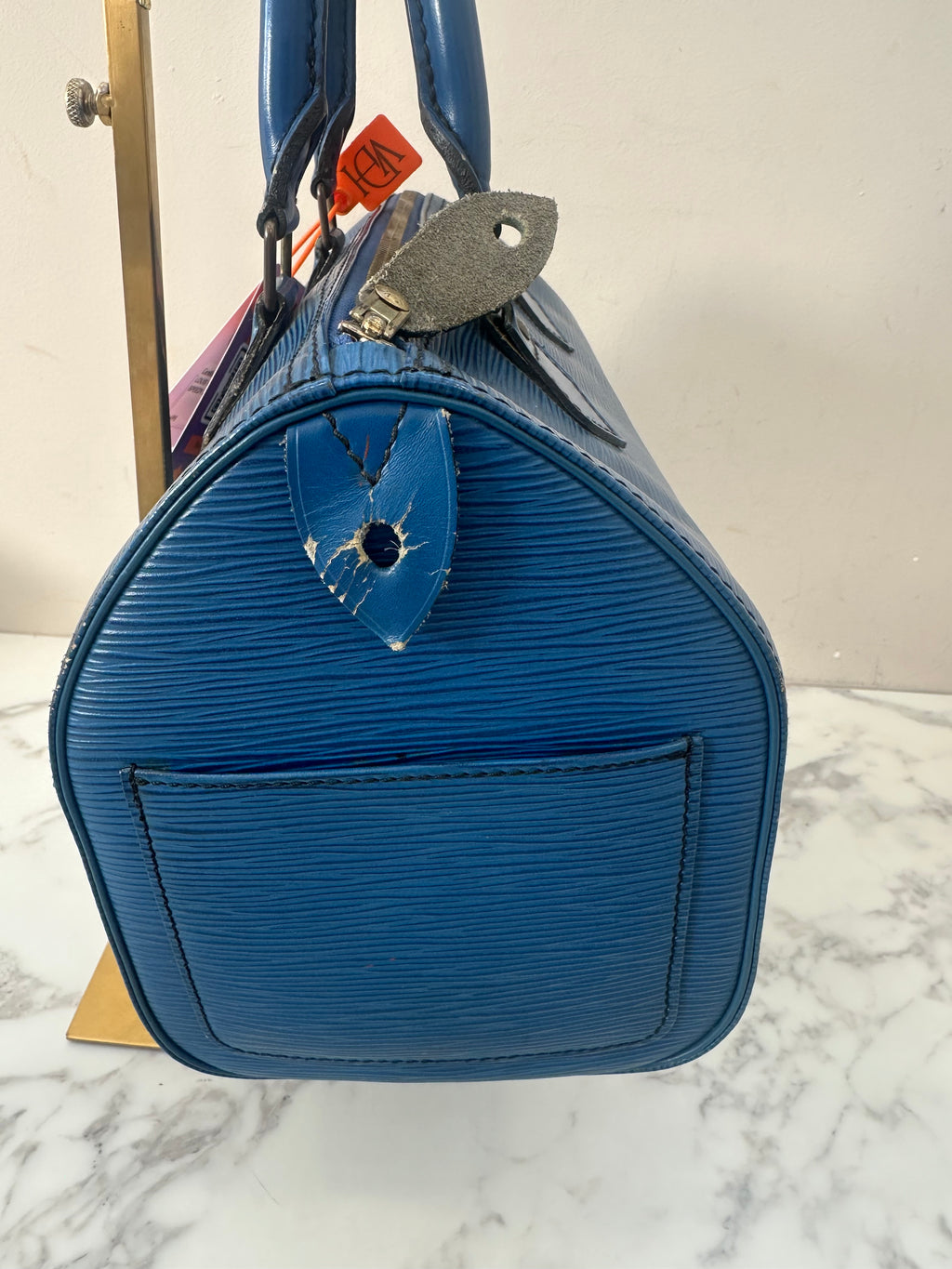 Louis Vuitton Speedy 25 Epi Blue
