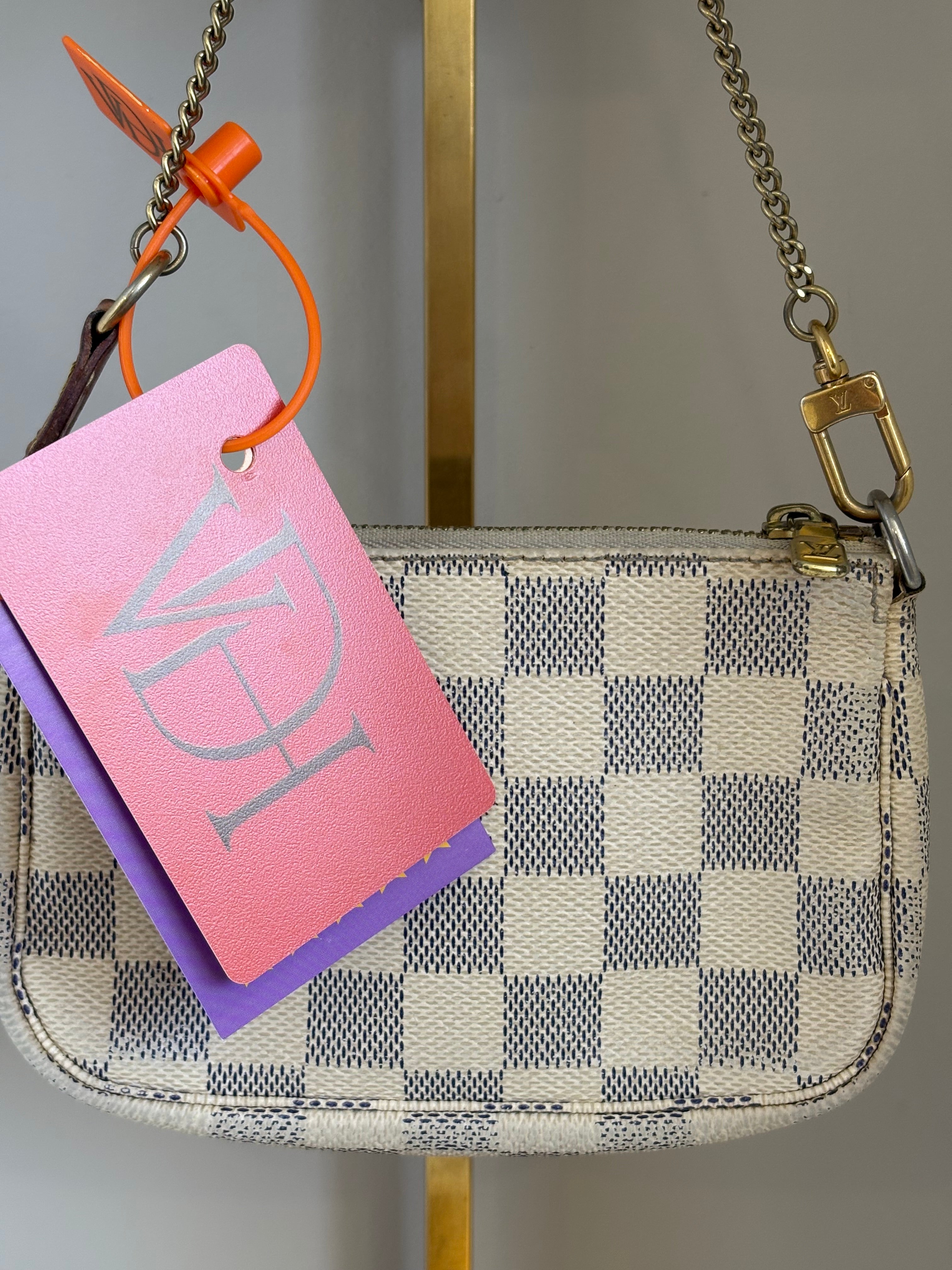 Louis Vuitton mini Pochette Damier Azur