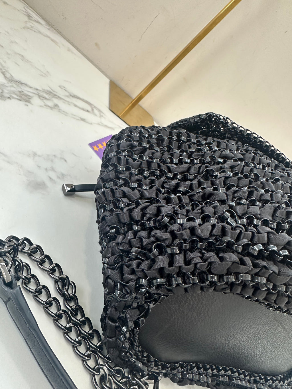 Black wirebag Backpack