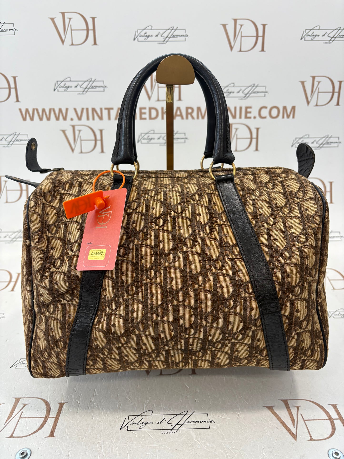 018597 - Christian Dior Brown Trotter Duffle