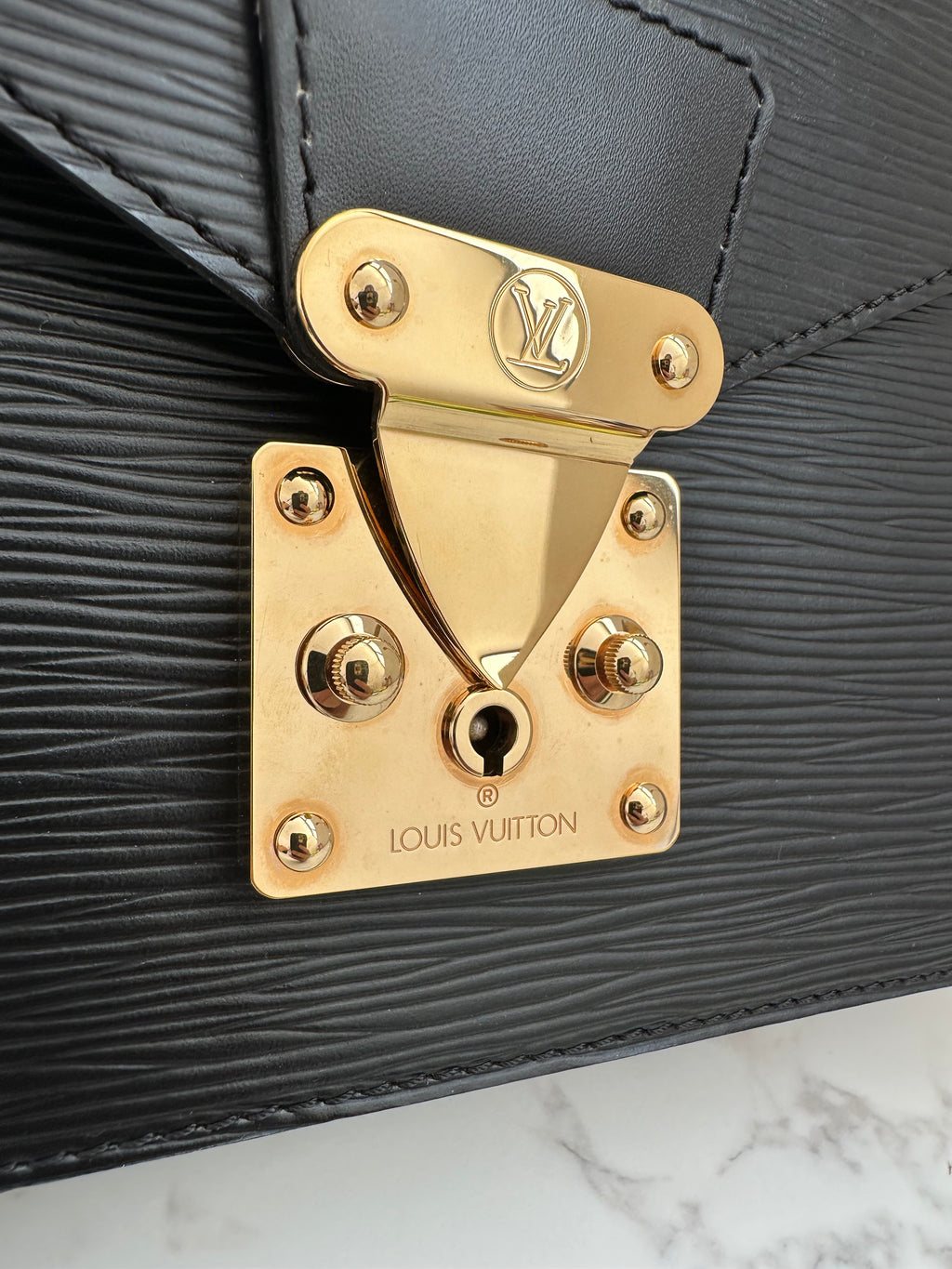 Louis Vuitton Concorde Epi Black