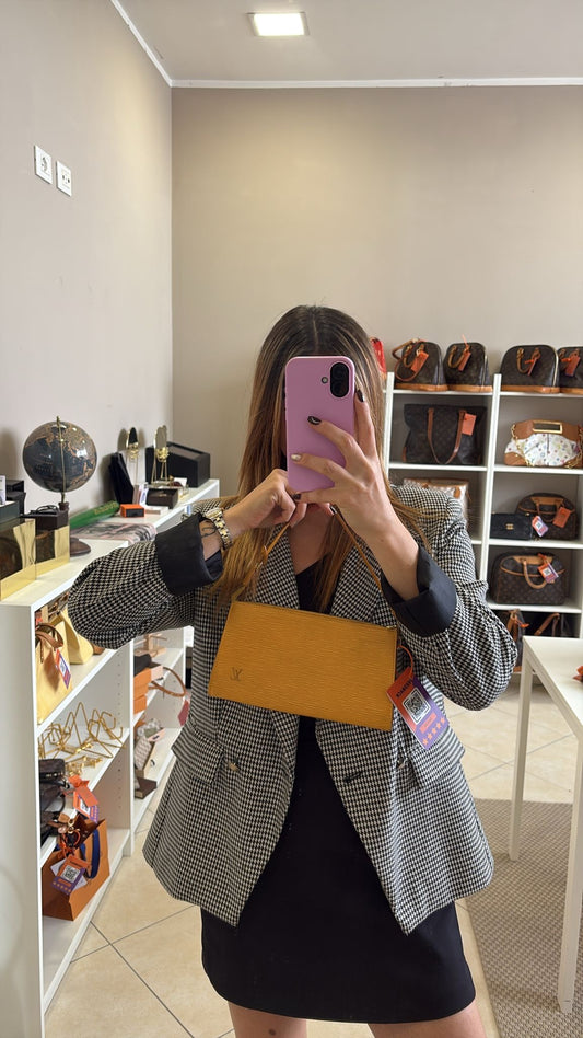 Louis Vuitton Yellow Epi Pochette