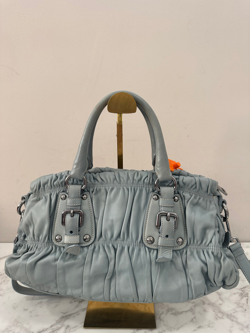 Prada Gaufre Ice Gray