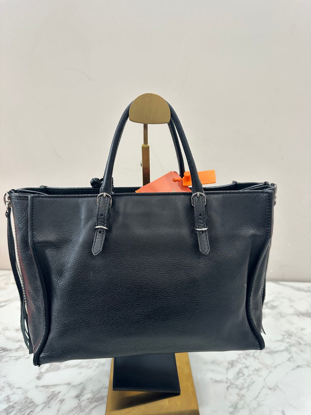 Balenciaga Black Leather