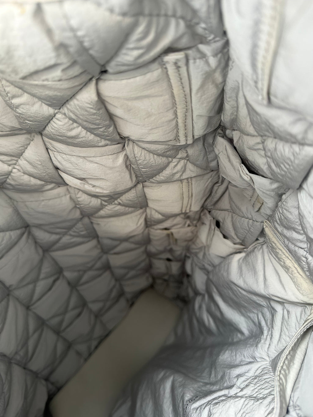 Bottega Veneta Gray Nylon