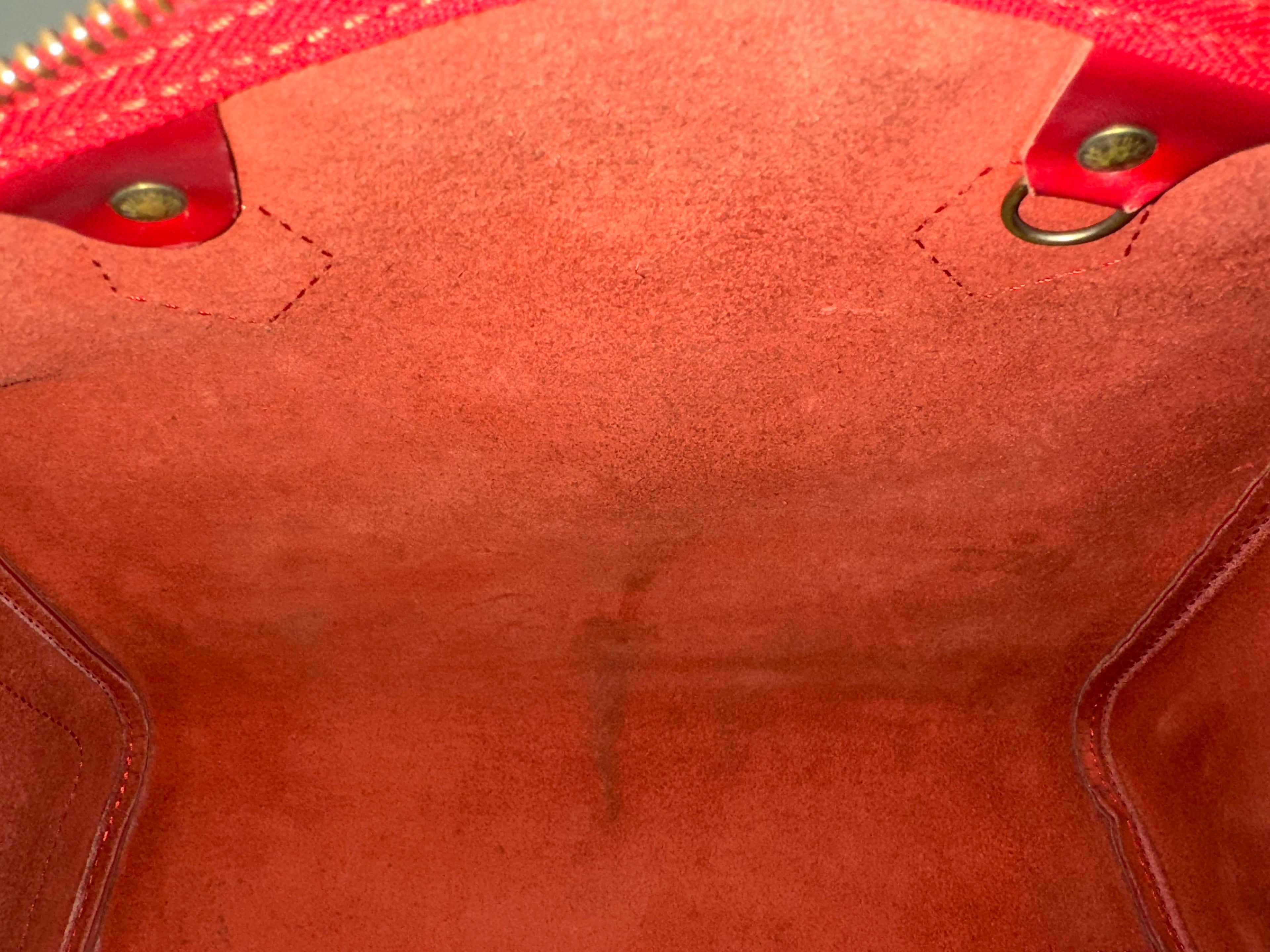 Louis Vuitton Speedy 35 Red Epi