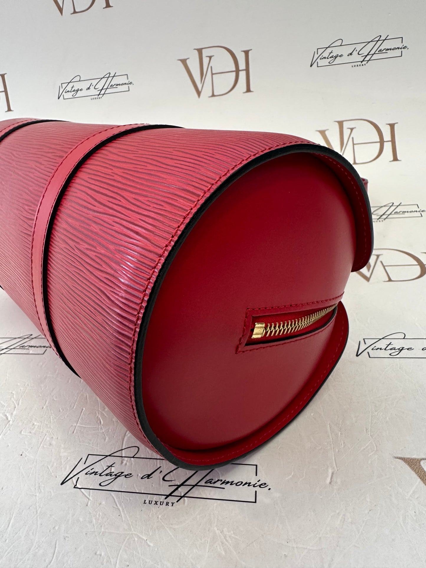 017814 - Louis Vuitton Red Epi Soufflot