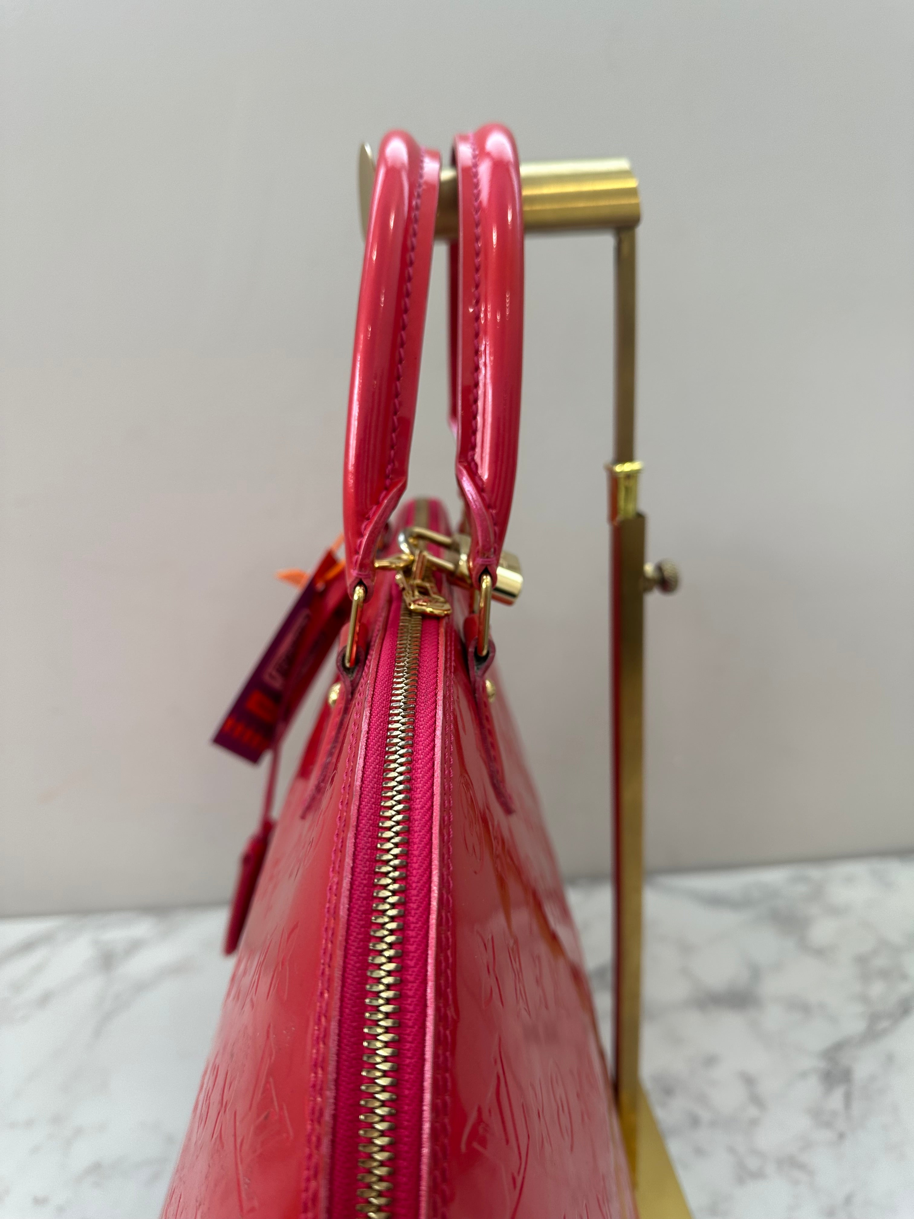 Louis Vuitton Alma Vernis Red