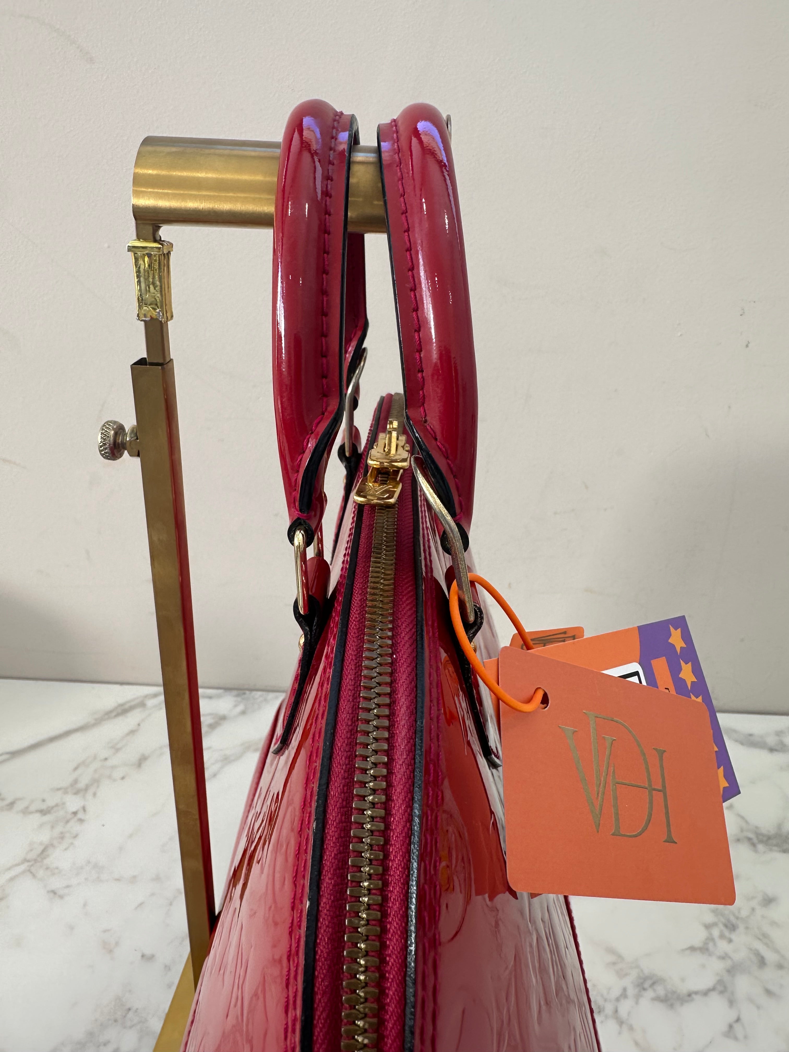 Louis Vuitton Alma Vernis Red