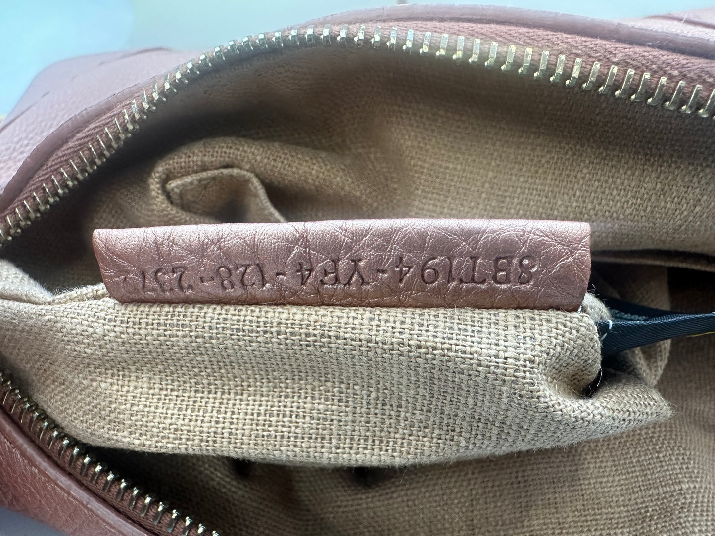 Fendi Pink Leather Sellier