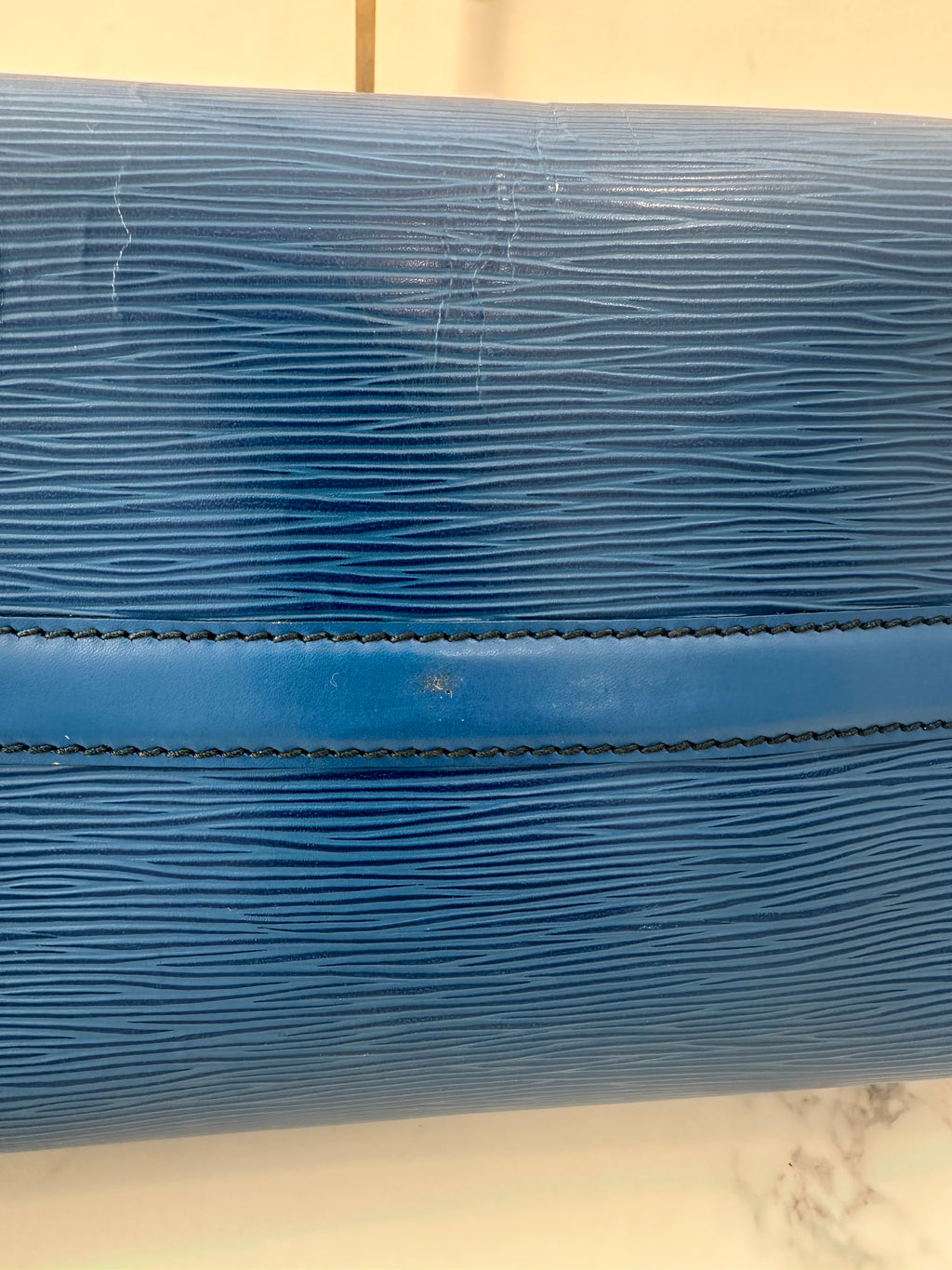 Louis Vuitton Speedy 25 Epi Blue