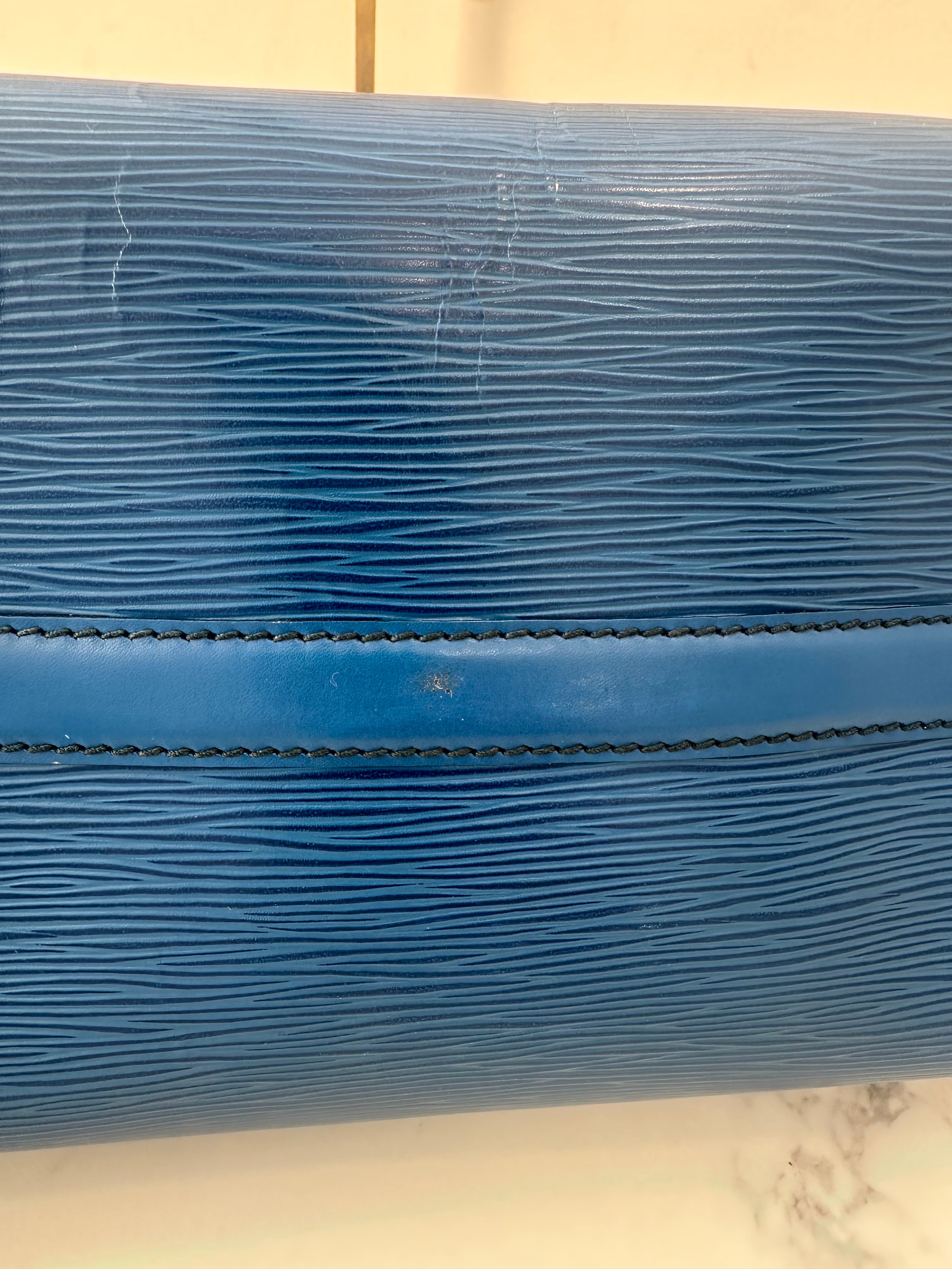 Louis Vuitton Speedy 25 Epi Blue