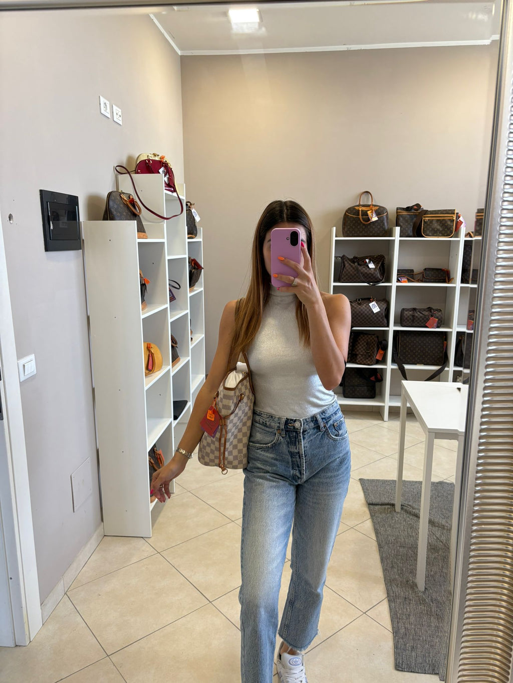 Louis Vuitton Neverfull MM Azur