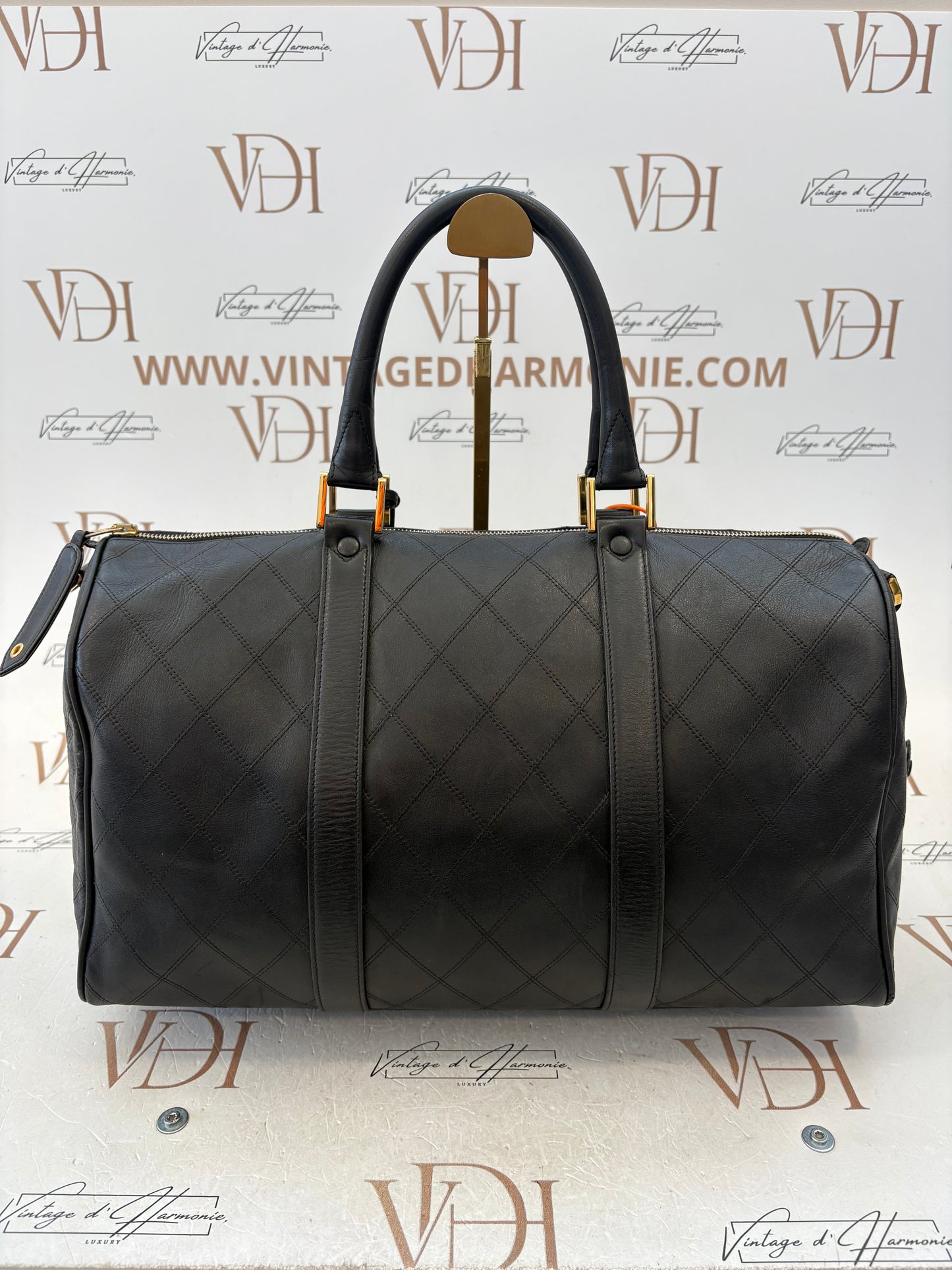 018229 - Chanel Bicolore Duffle Bag