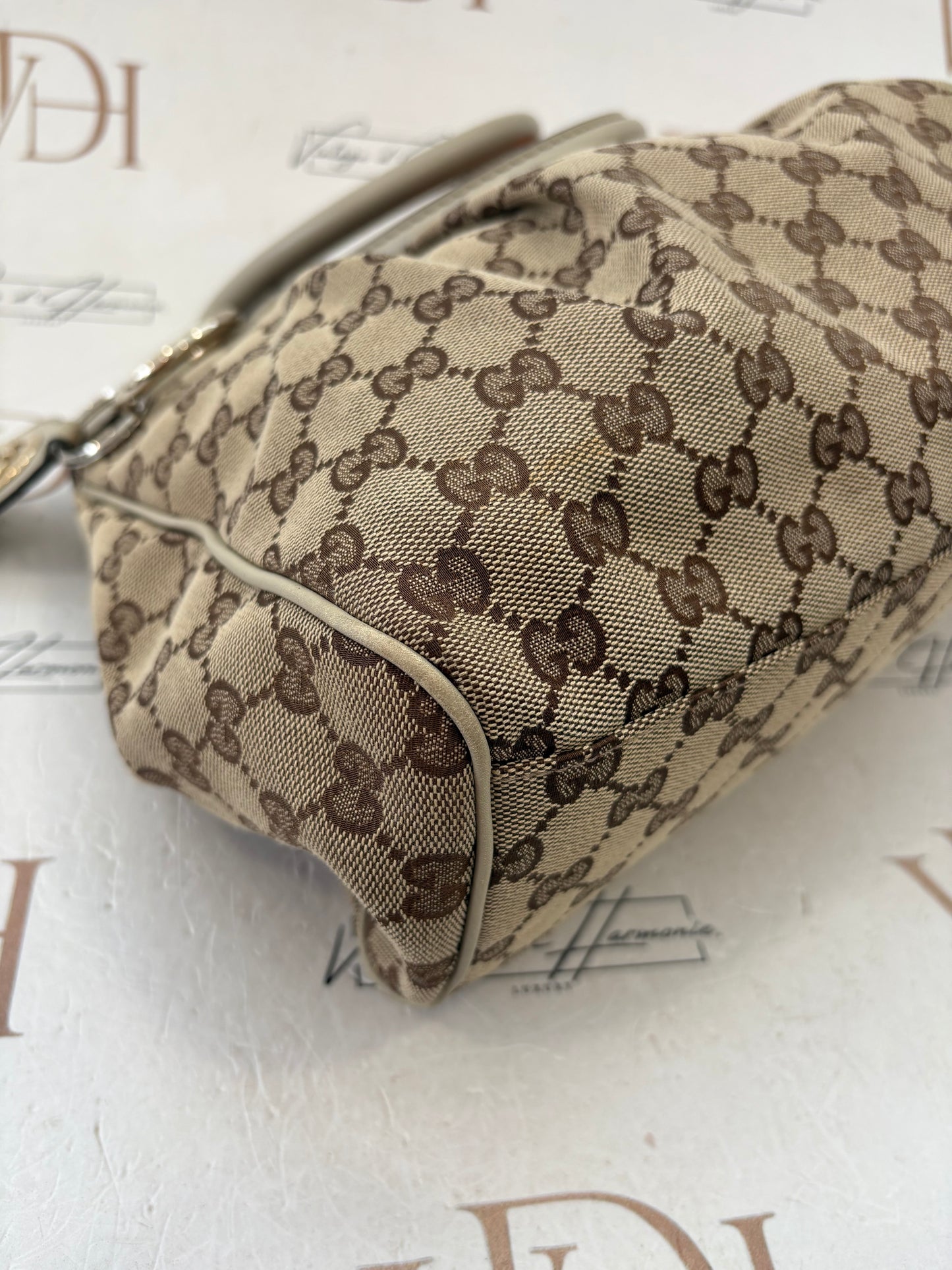 018977 - Gucci Beige Canvas GG