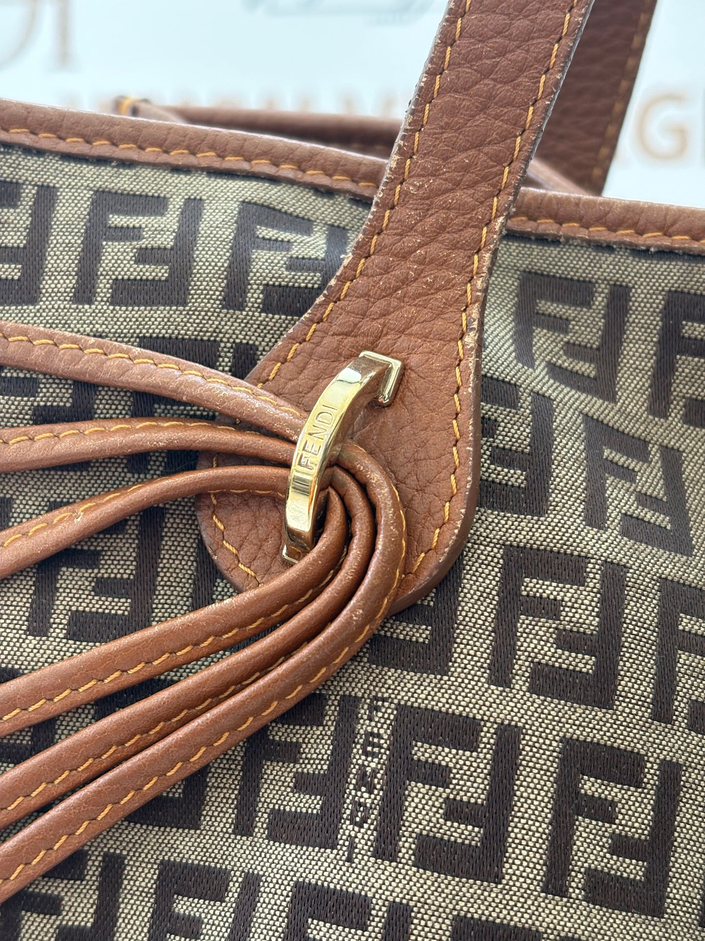 018161 - Fendi Brown Zucchino