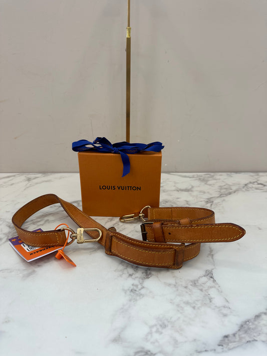 Louis Vuitton tracolla vacchetta regolabile