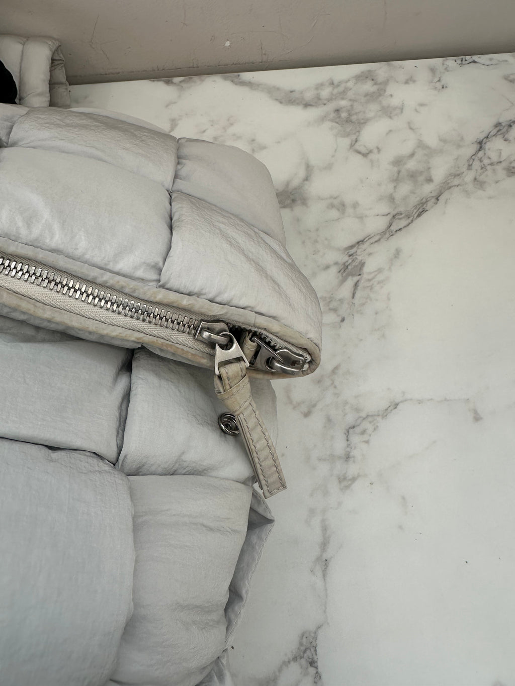 Bottega Veneta Gray Nylon