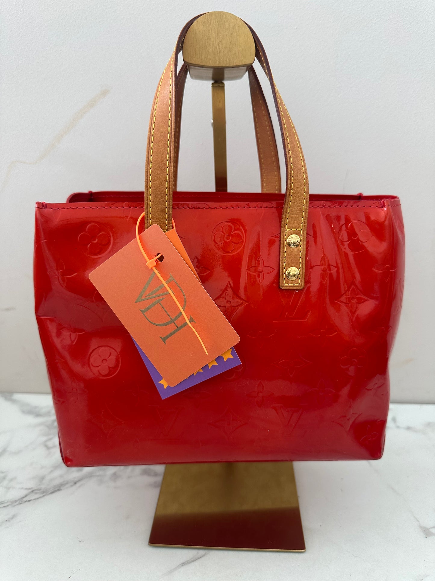 Louis Vuitton Reade PM Vernis Red