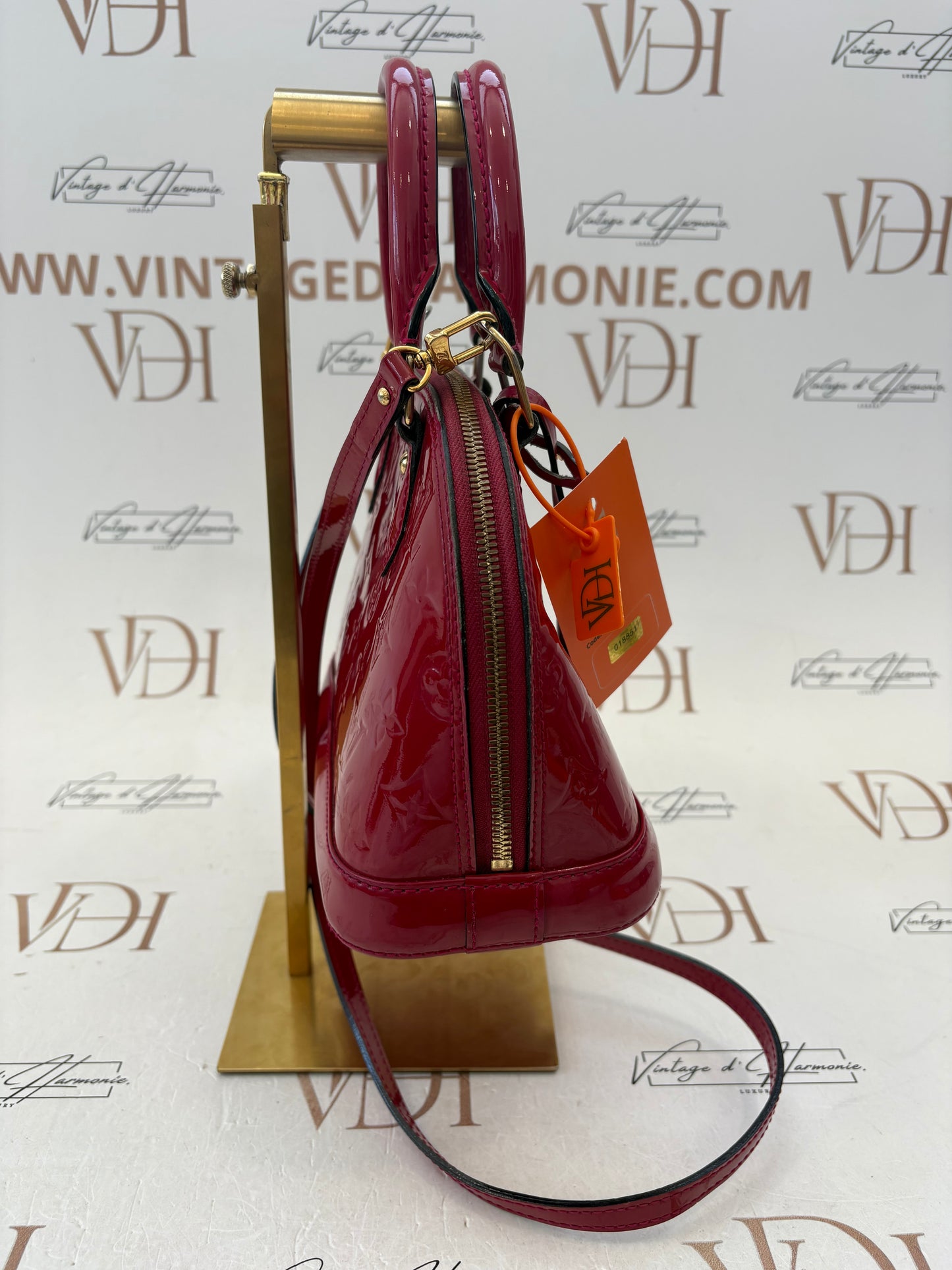 Louis Vuitton Alma BB Red Vernis