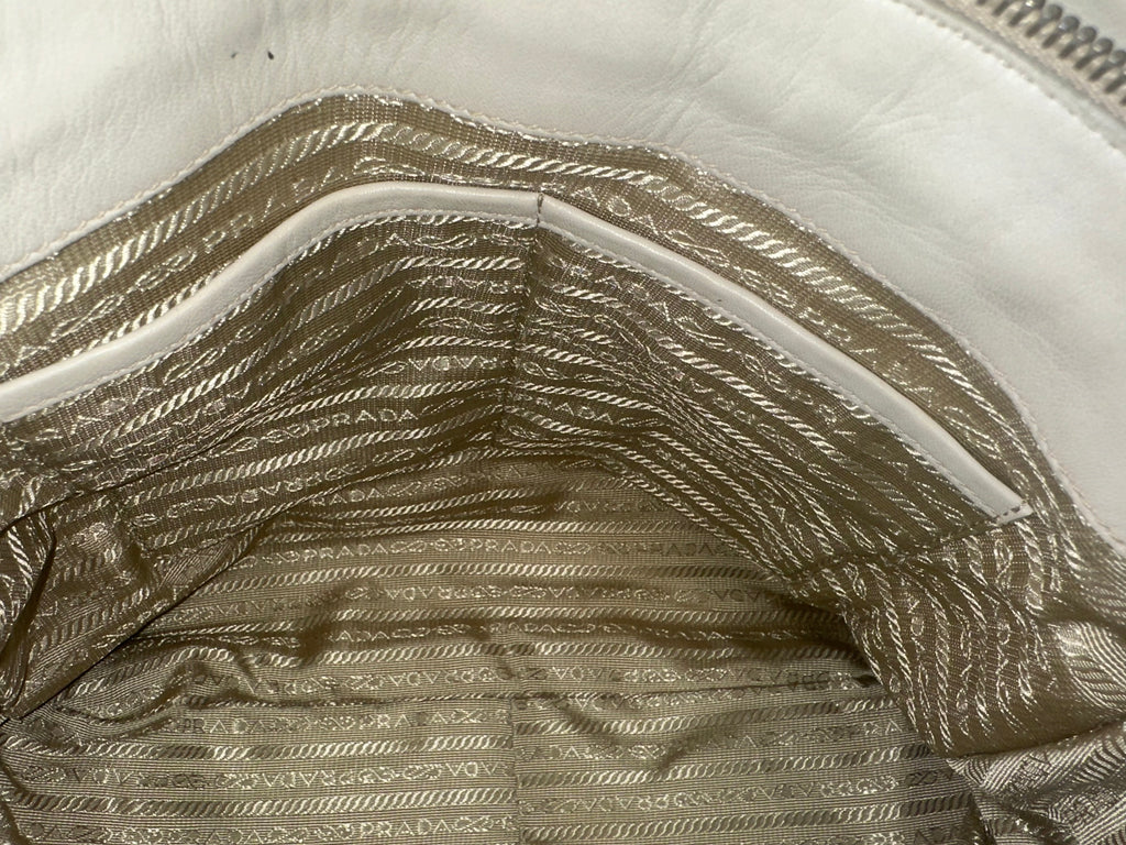 Prada Gaufre Beige Strap