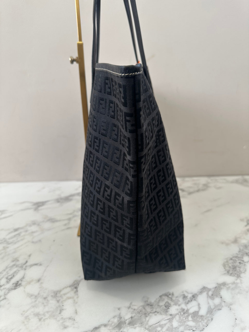 Fendi Black Canvas Zucchino