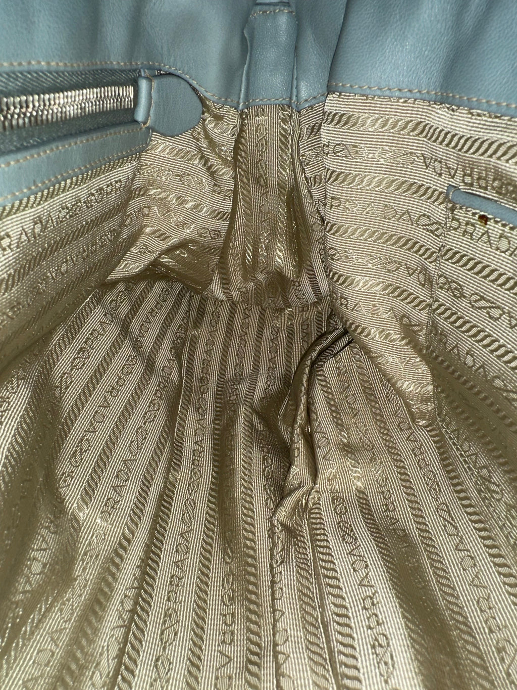 Prada Gaufre Ice Gray