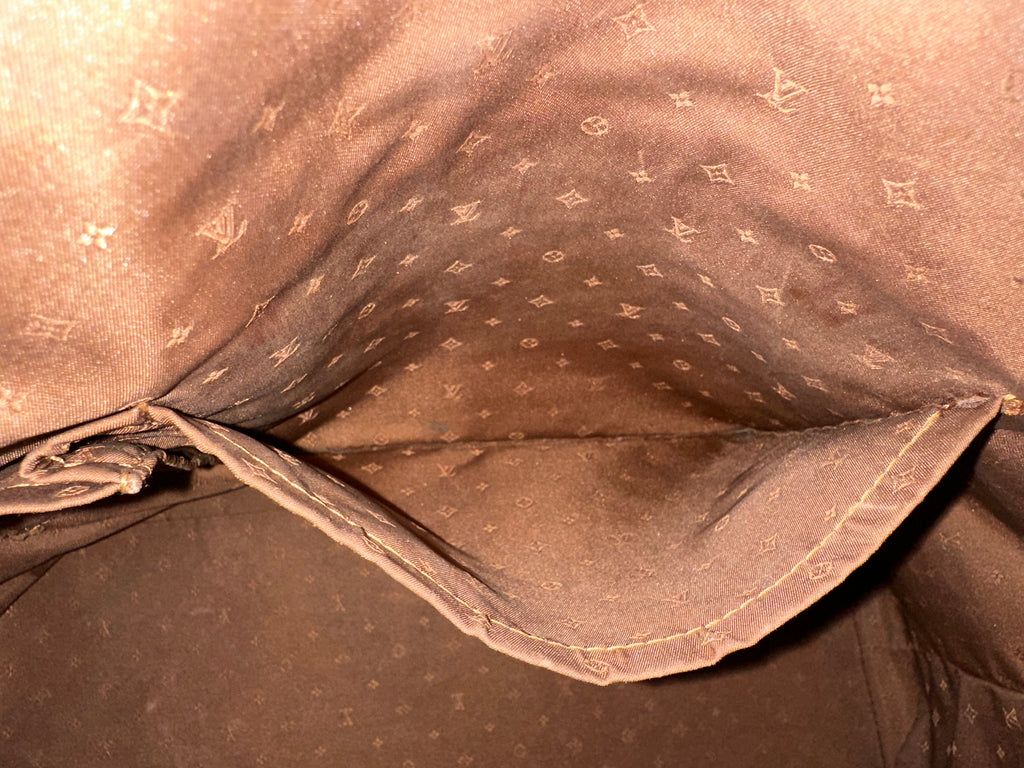 Louis Vuitton Brown Suhali Lockit MM