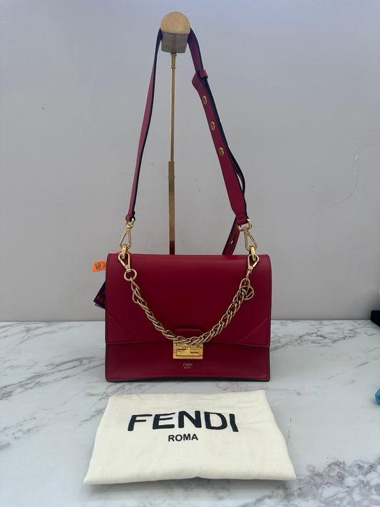 Fendi red 2way Bag