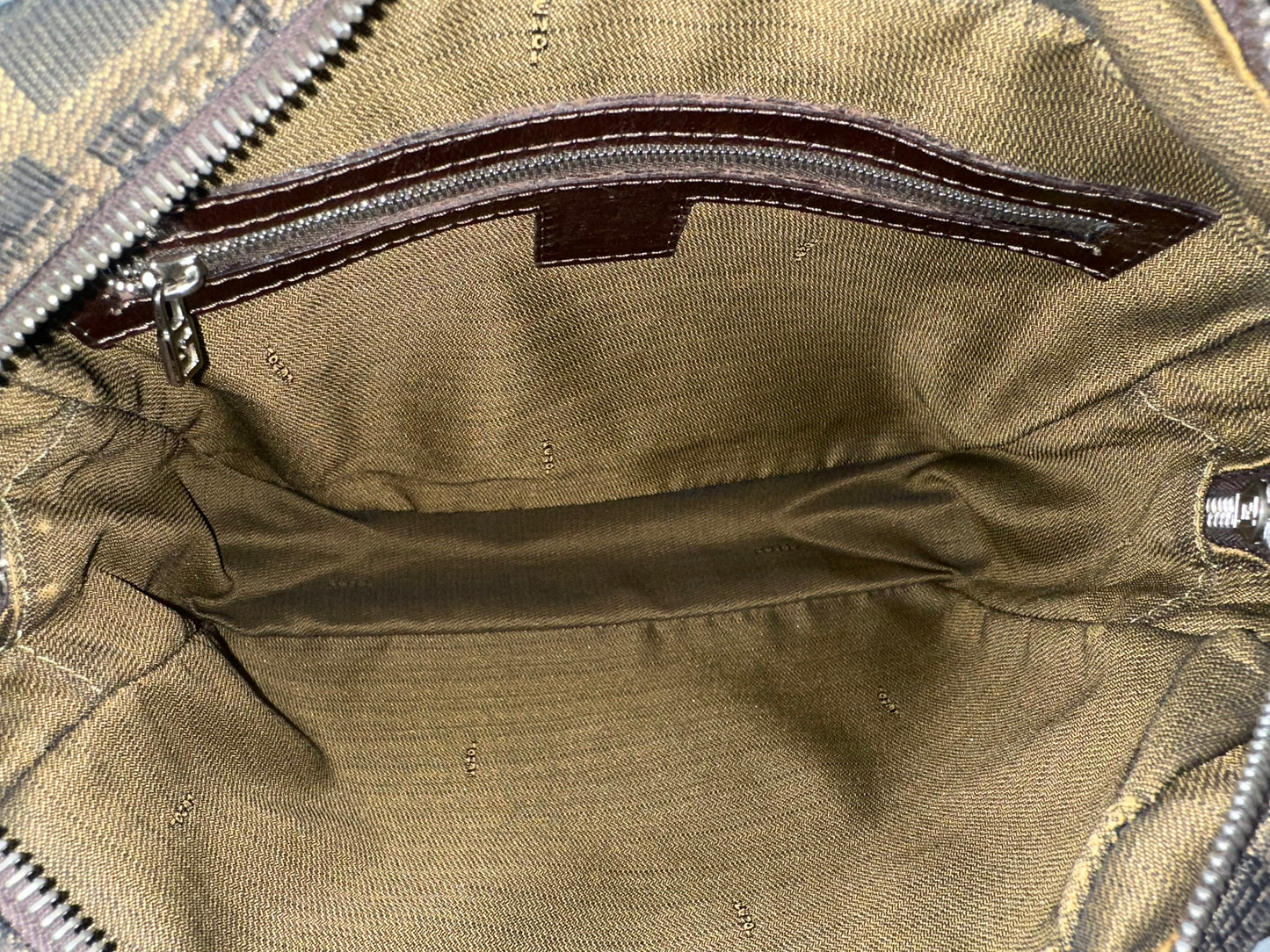 Fendi zucca shoulder bag