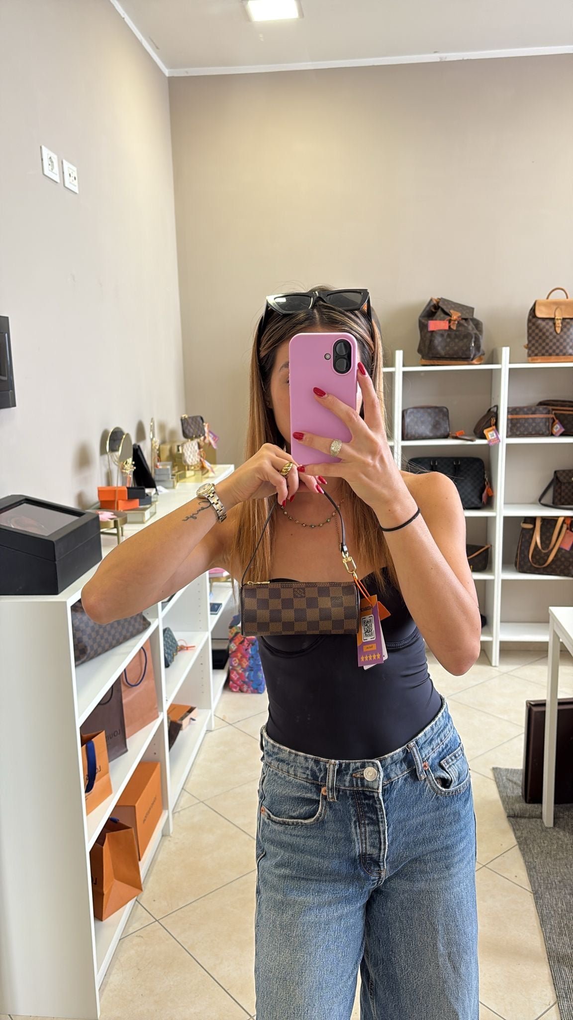 Louis Vuitton Papillon Pouch Damier