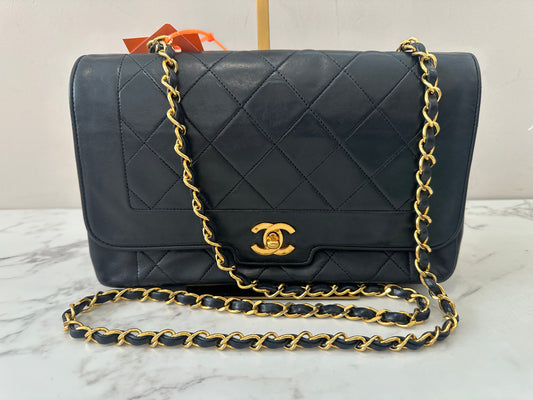 Chanel Black Lambskin Single