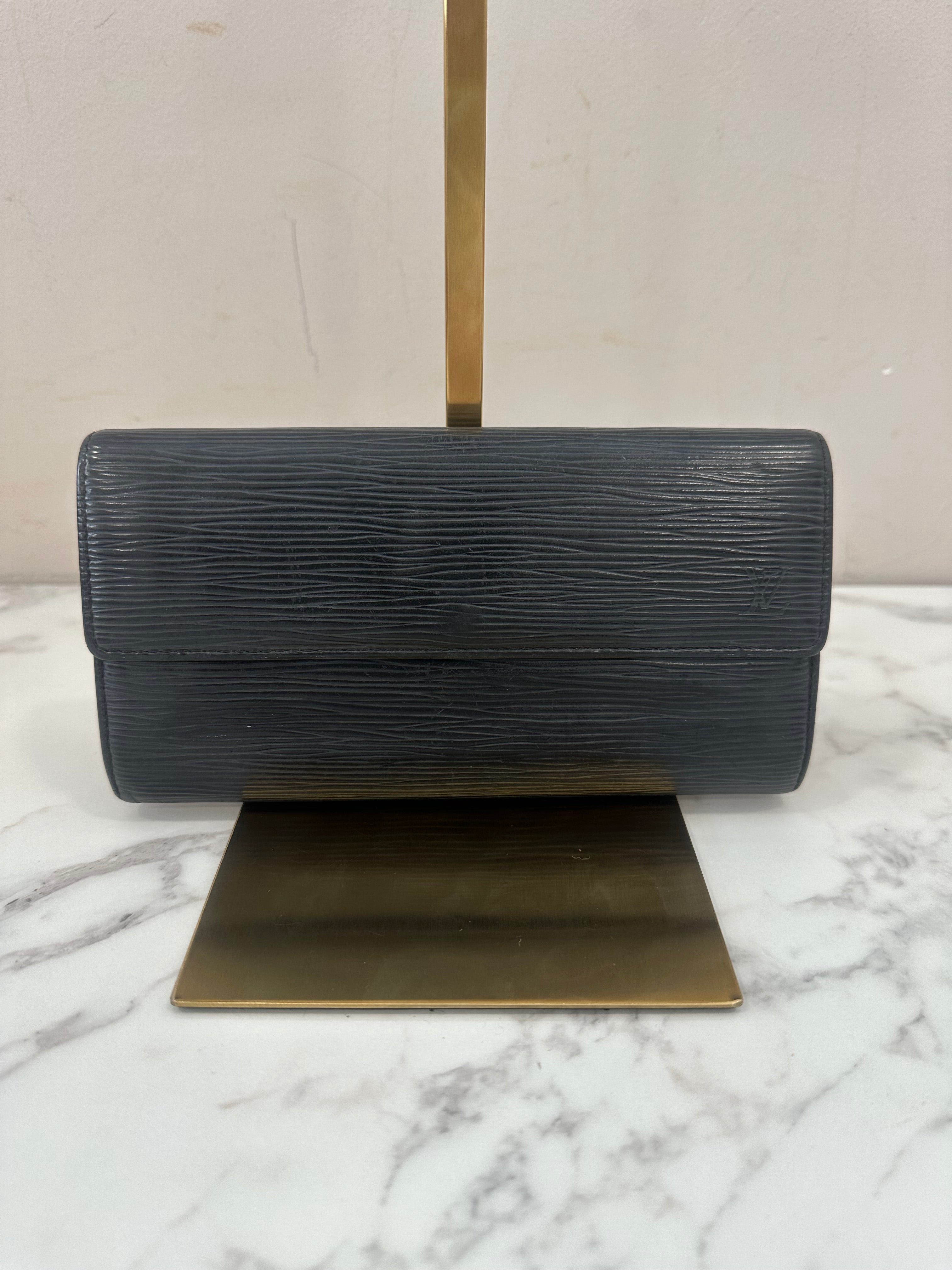 Louis Vuitton Black Epi Porte Monnaie