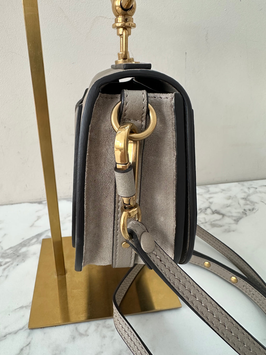Chloe Gray Shoulder Bag