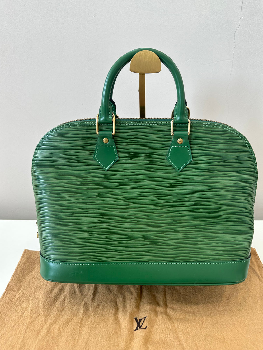 Louis Vuitton Alma Epi Green