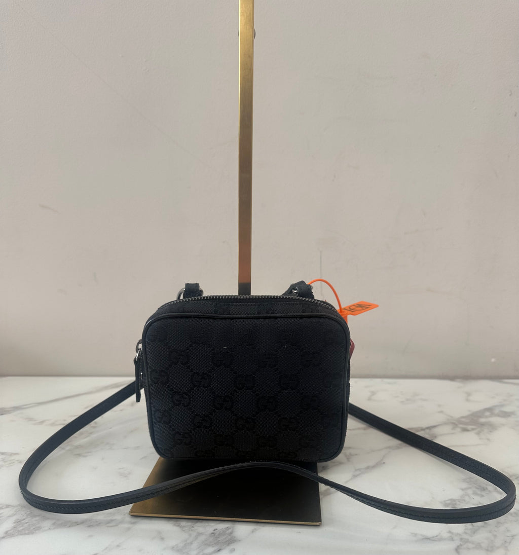 Gucci Black GG Pochette