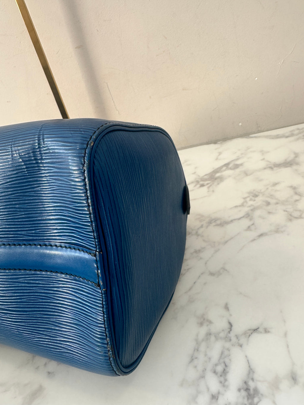 Louis Vuitton Speedy 25 Epi Blue