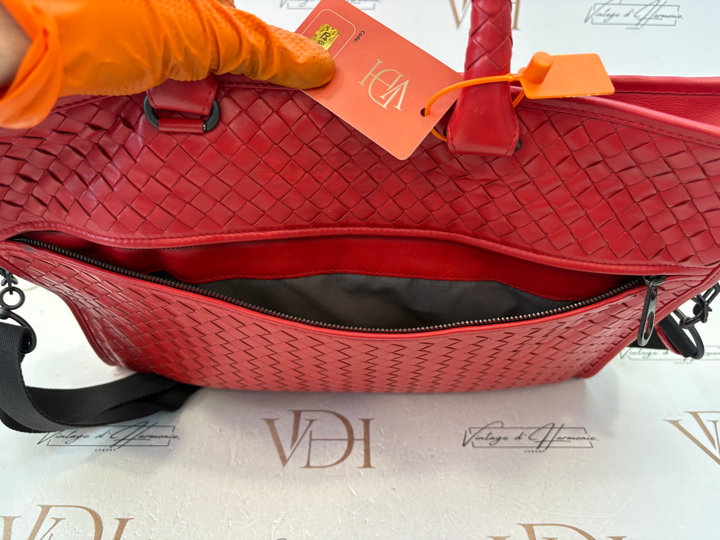 018534 - Bottega Veneta Red Intrecciato