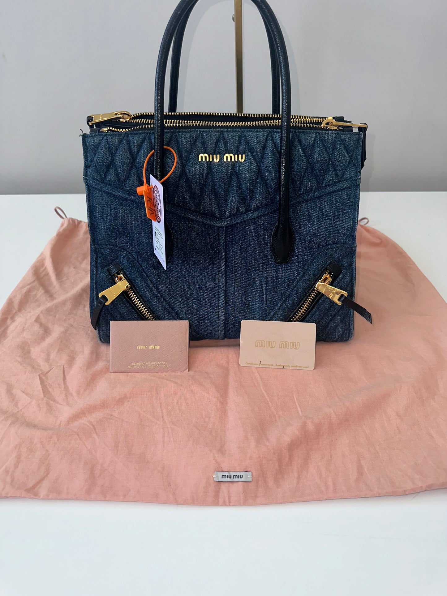 MIU MIU Denim Biker