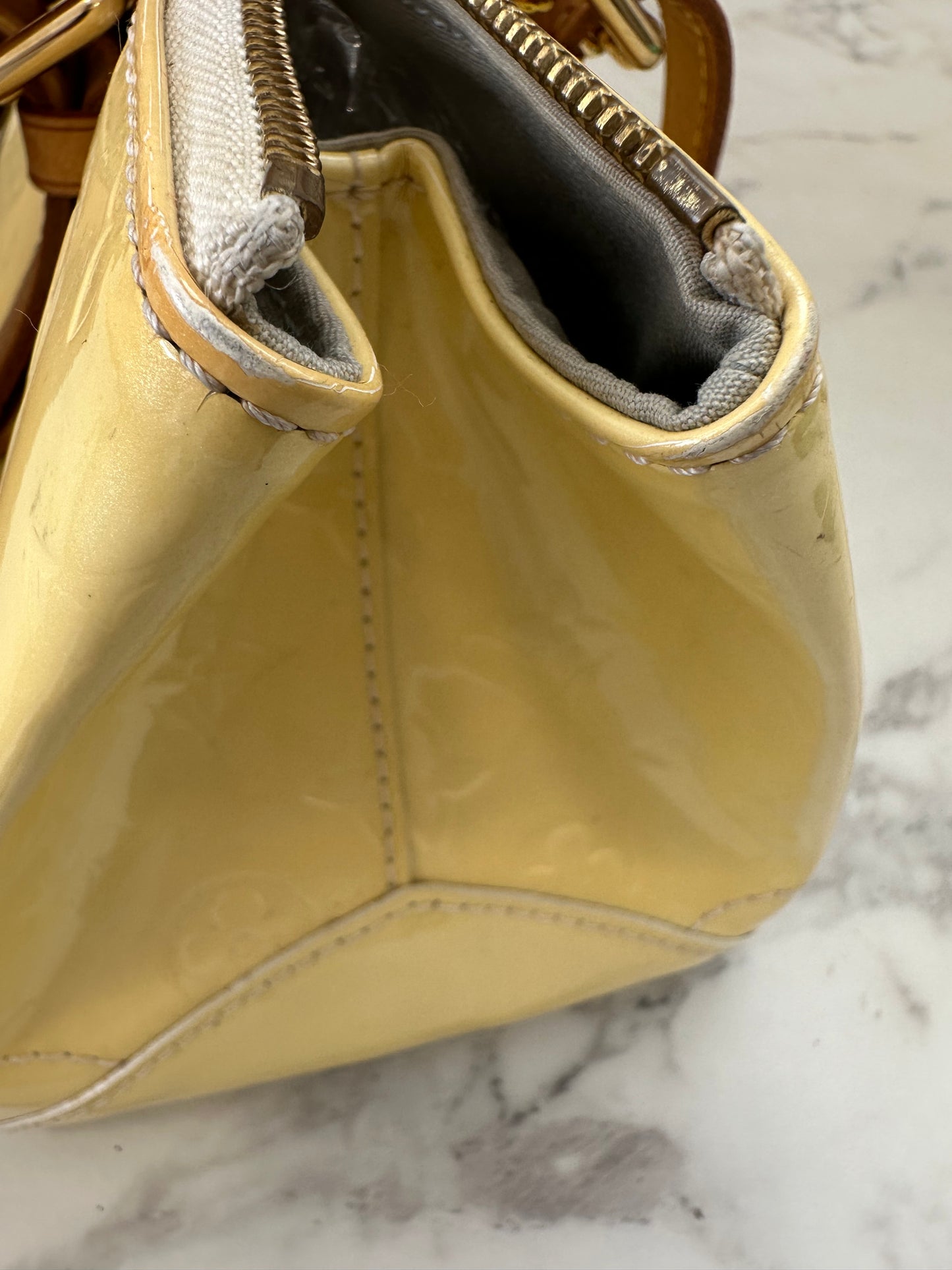 Louis Vuitton Rosewood Vernis Yellow