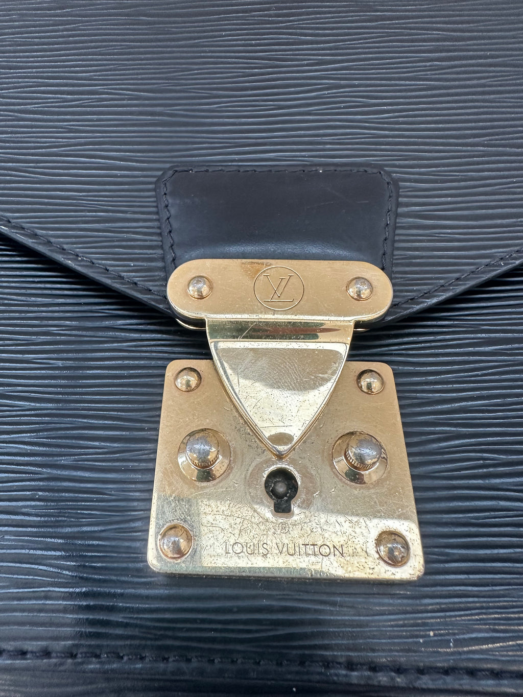 Louis Vuitton Epi Black Monceau 28
