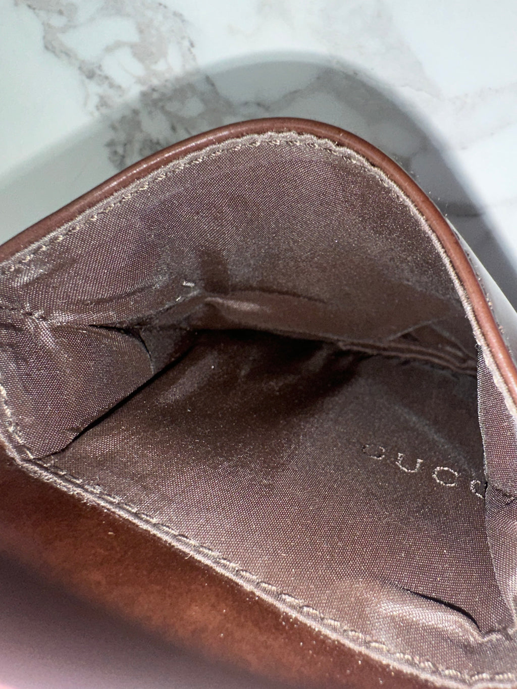 Gucci Brown Leather