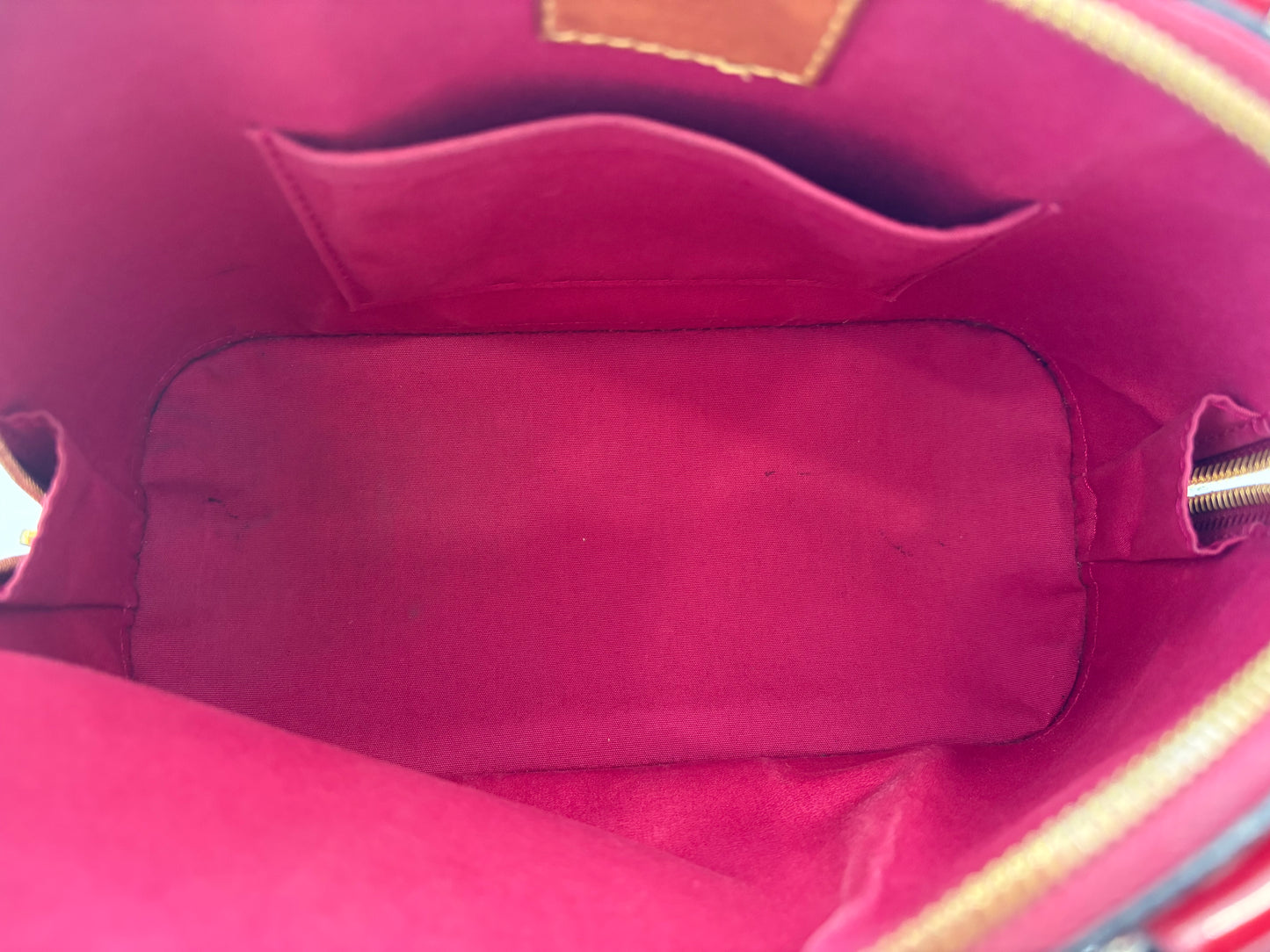 Louis Vuitton Alma BB Red Vernis
