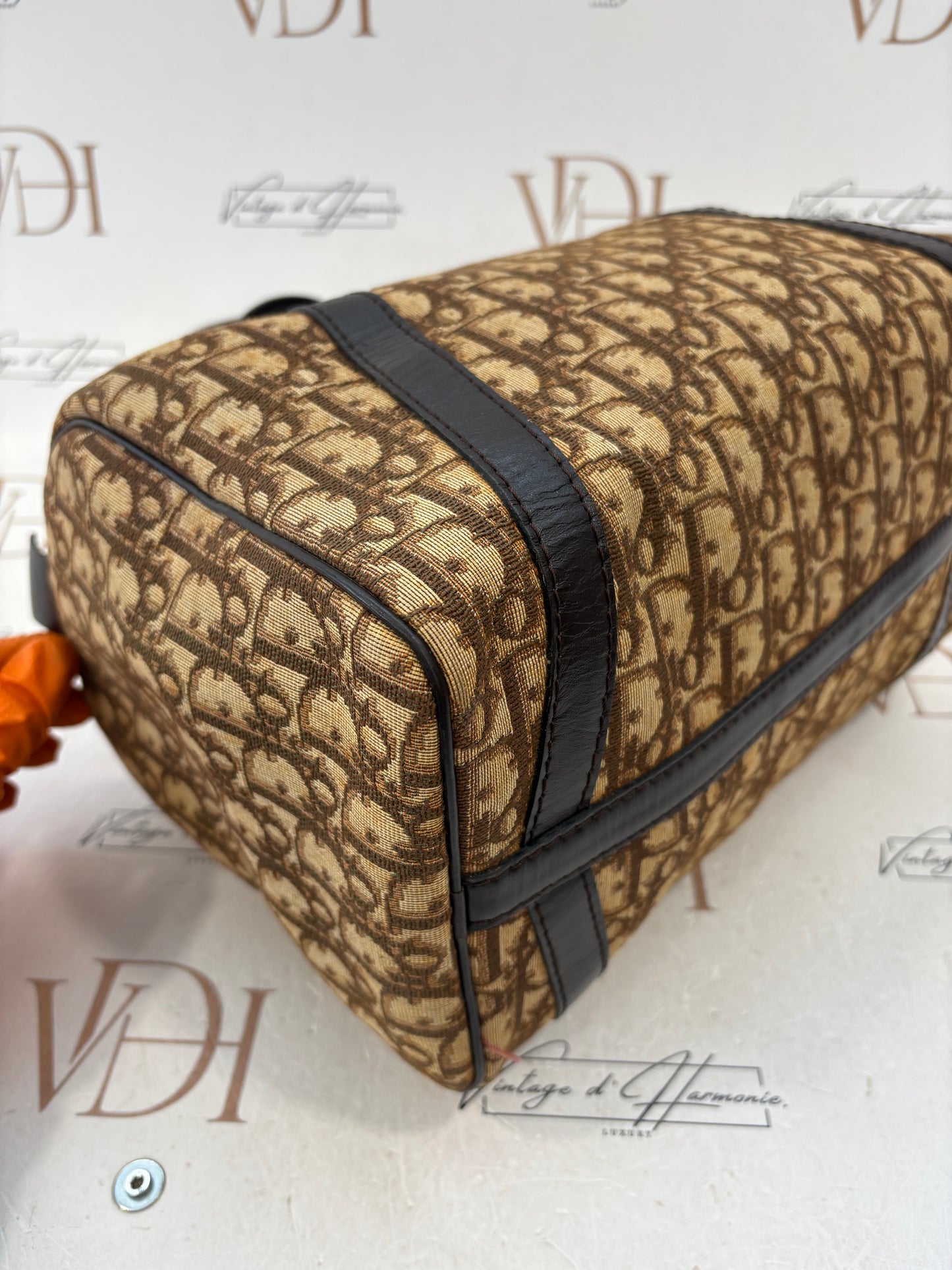 018597 - Christian Dior Brown Trotter Duffle