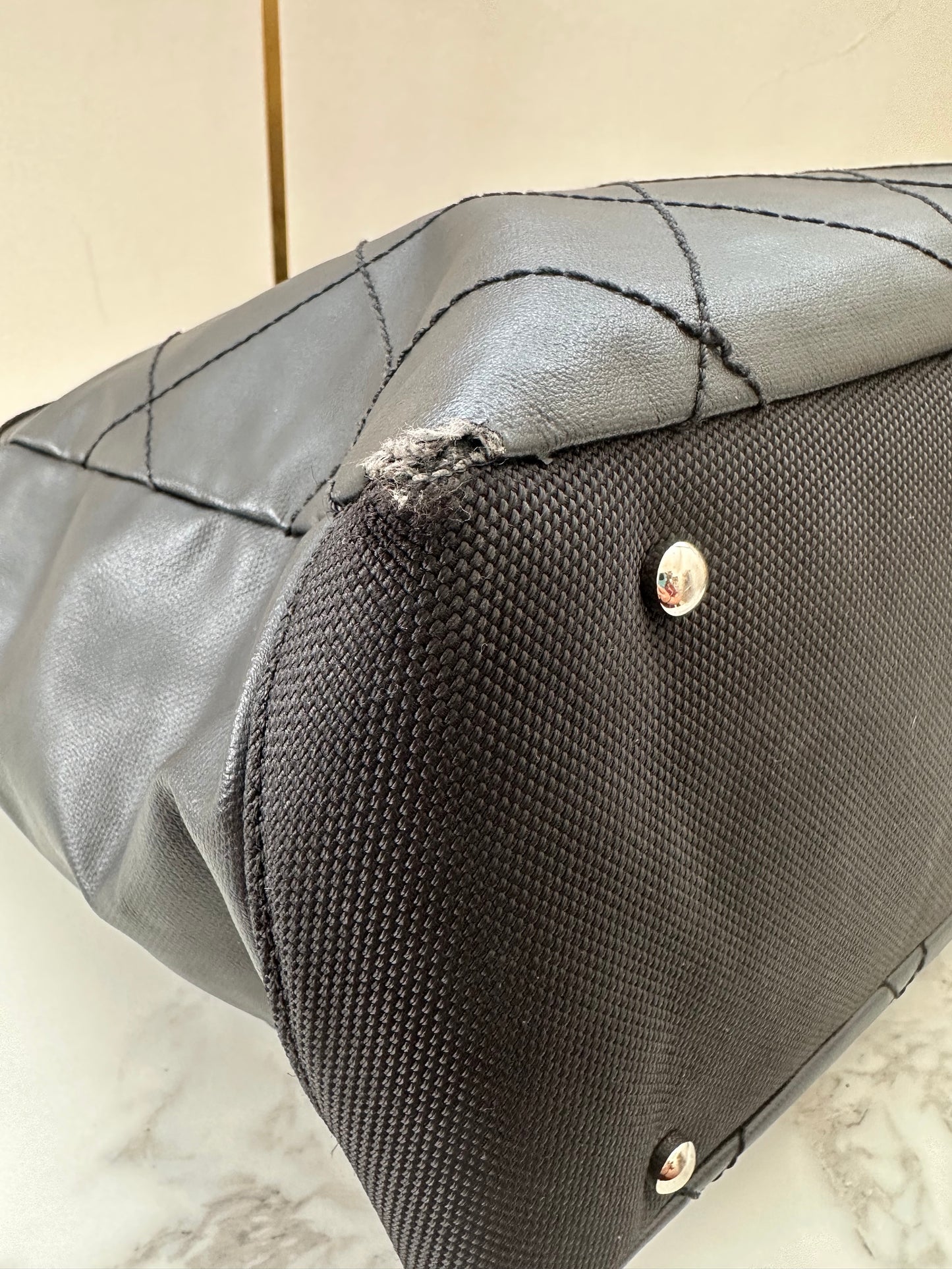 Chanel Black Canvas Paris-Biarri