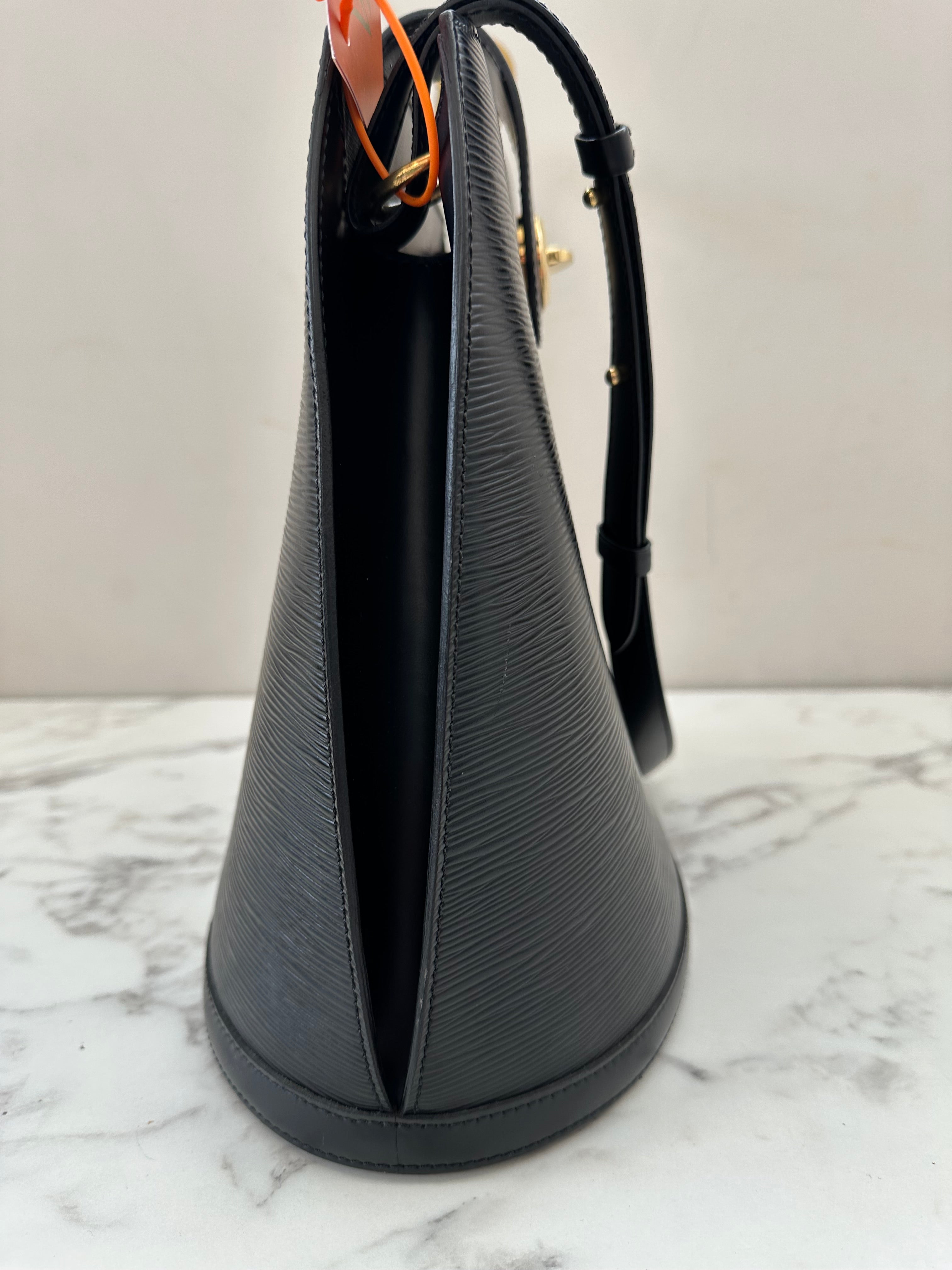 Louis Vuitton Black Epi Cluny