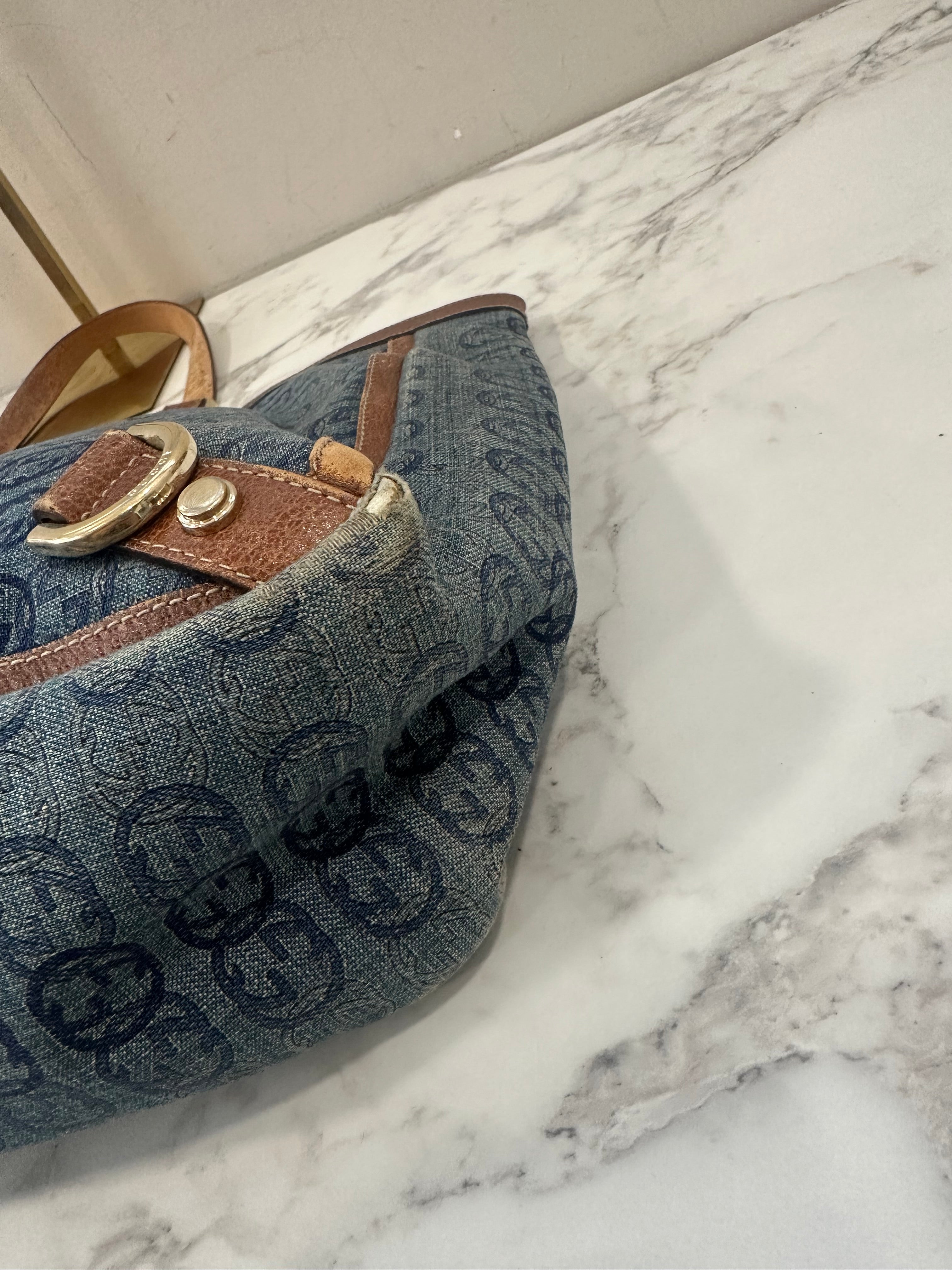 Gucci Denim Tote Bag