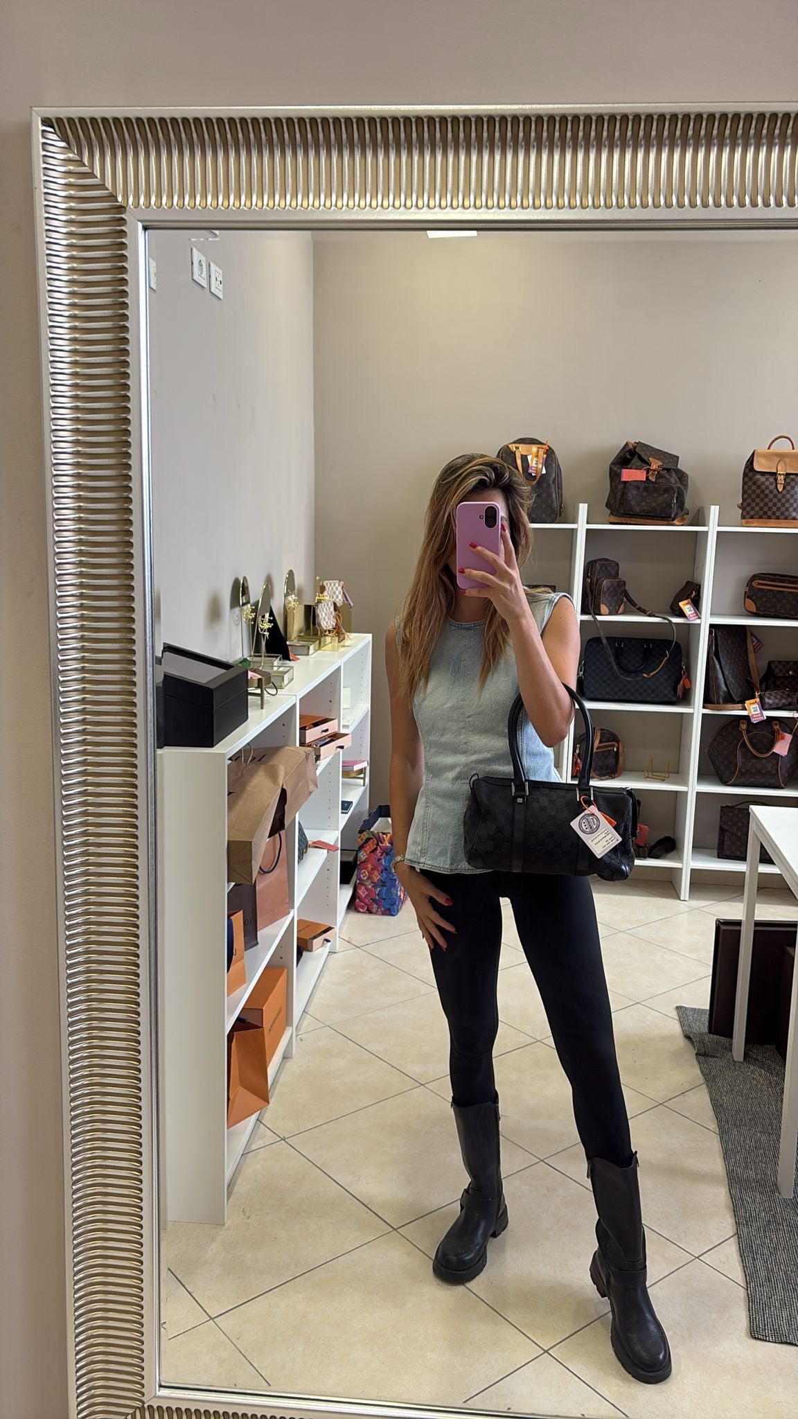 Gucci Mini Boston Black